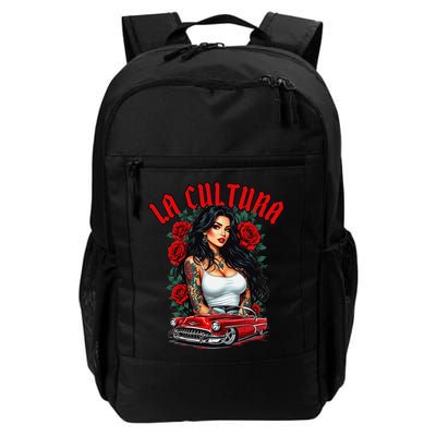 Chola Pin Up Chicano Mexican Latina Car Show Cinco De Mayo Backpack