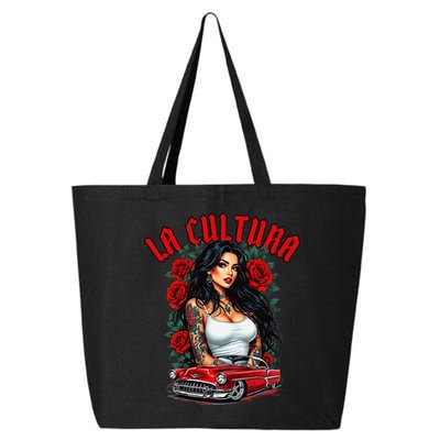 Chola Pin Up Chicano Mexican Latina Car Show Cinco De Mayo 25L Jumbo Tote