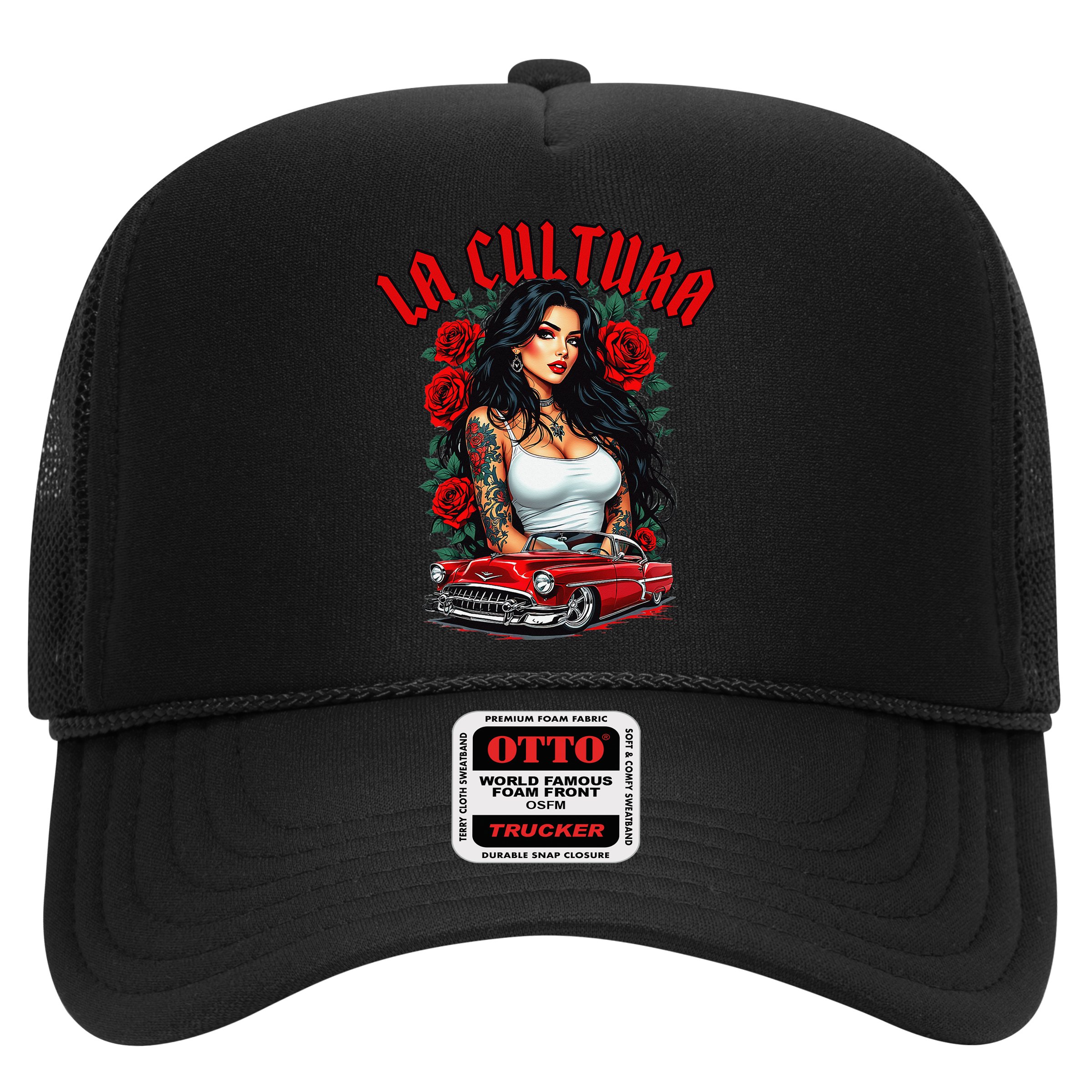 Chola Pin Up Chicano Mexican Latina Car Show Cinco De Mayo Hat