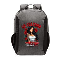 Chola Pin Up Chicano Mexican Latina Car Show Cinco De Mayo Vector Backpack