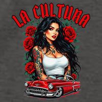 Chola Pin Up Chicano Mexican Latina Car Show Cinco De Mayo Vector Backpack