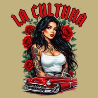 Chola Pin Up Chicano Mexican Latina Car Show Cinco De Mayo Button