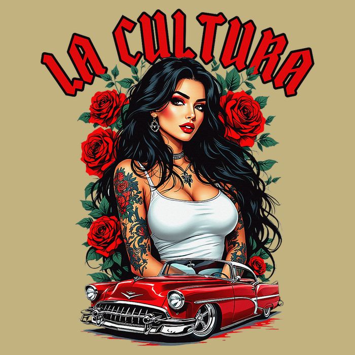 Chola Pin Up Chicano Mexican Latina Car Show Cinco De Mayo Button
