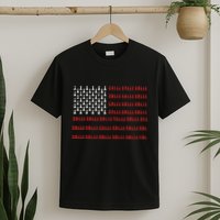 Chess Piece Usa Flag Chess Player Gift Chess T-Shirt