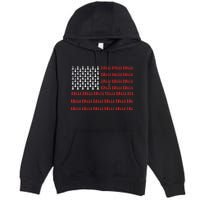 Chess Piece Usa Flag Chess Player Gift Chess Premium Pullover Hoodie