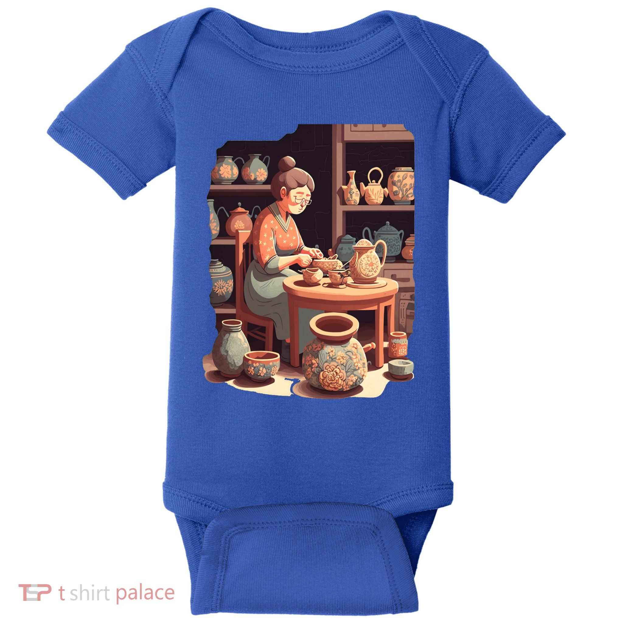 Claymaker Pottery Vintage Pottery Mom Meaningful Gift Baby Bodysuit