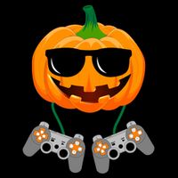 Cool Pumpkin Video Gamer Toddler T-Shirt