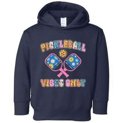 Cute Pickleball Vibes Only Toddler Hoodie