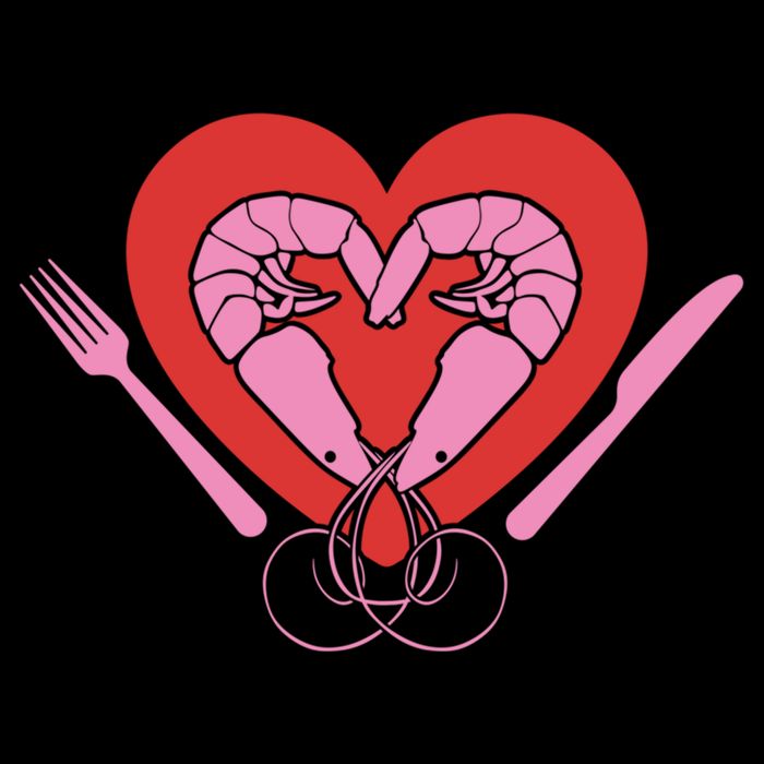 Cute Prawn Valentines Day Heart Shrimp Chef Fork Knife Gift Backpack