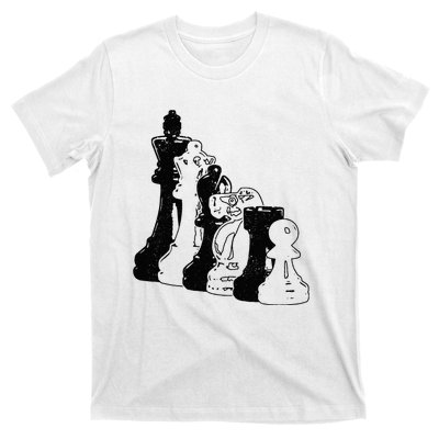 Chess Pieces Vintage Chess Player T-Shirt