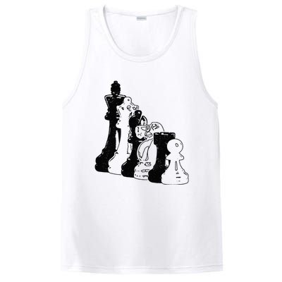 Chess Pieces Vintage Chess Player PosiCharge Competitor Tank