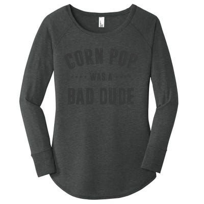 Corn Pop Was A Bad Dude Women's Perfect Tri Tunic Long Sleeve Shirt