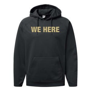 Coach Prime We Here Performance Fleece Hoodie