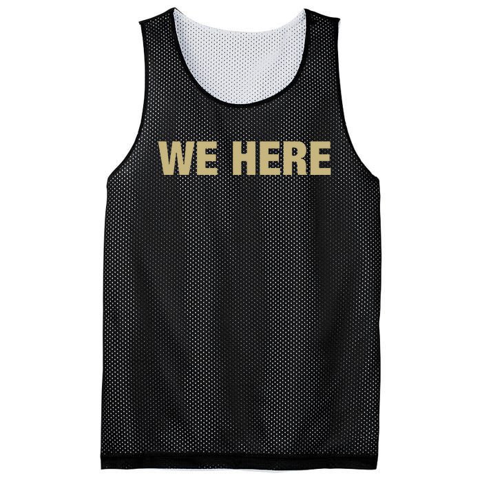 Coach Prime We Here Mesh Reversible Basketball Jersey Tank