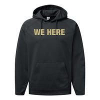 Coach Prime We Here Performance Fleece Hoodie