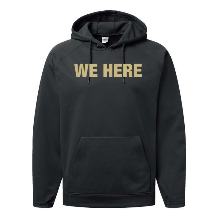 Coach Prime We Here Performance Fleece Hoodie