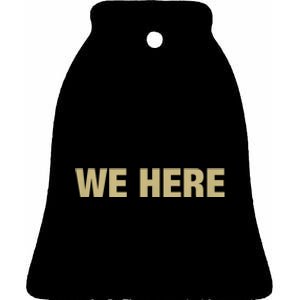 Coach Prime We Here Ceramic Bell Ornament