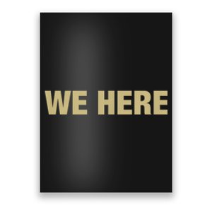 Coach Prime We Here Poster