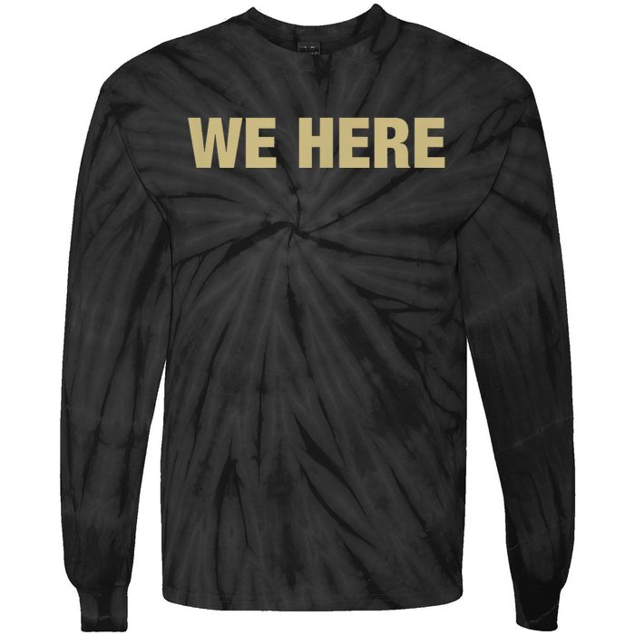 Coach Prime We Here Tie-Dye Long Sleeve Shirt