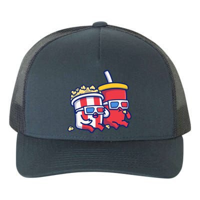 Cute Popcorn With Soda Yupoong Adult 5-Panel Trucker Hat