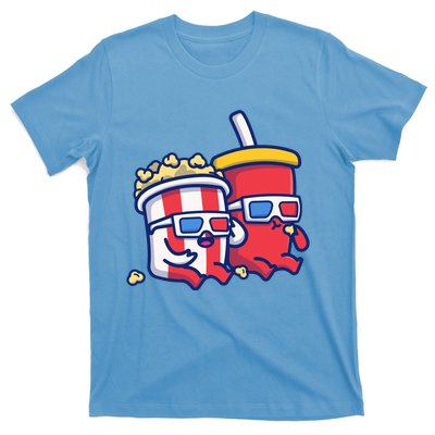 Cute Popcorn With Soda T-Shirt