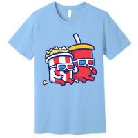 Cute Popcorn With Soda Premium T-Shirt