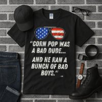 Corn Pop Was A Bad Dude Funny Joe Biden Parody Tall T-Shirt