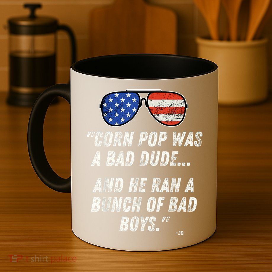 Corn Pop Was A Bad Dude Funny Joe Biden Parody Mug
