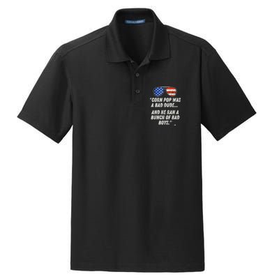 Corn Pop Was A Bad Dude Funny Joe Biden Parody Dry Zone Grid Polo