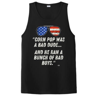 Corn Pop Was A Bad Dude Funny Joe Biden Parody PosiCharge Competitor Tank