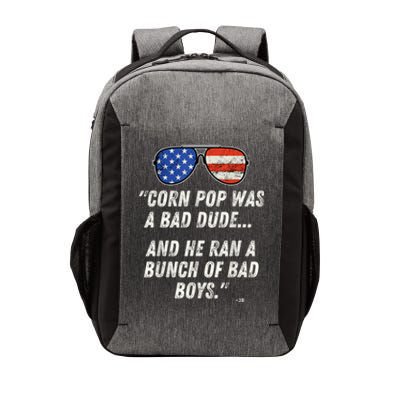 Corn Pop Was A Bad Dude Funny Joe Biden Parody Vector Backpack