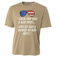 Corn Pop Was A Bad Dude Funny Joe Biden Parody Cooling Performance Crew T-Shirt