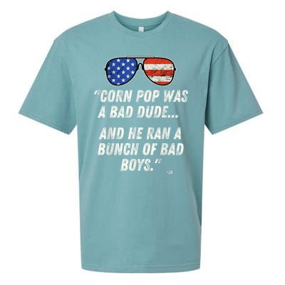 Corn Pop Was A Bad Dude Funny Joe Biden Parody Sueded Cloud Jersey T-Shirt