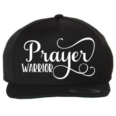 Christian Prayer Warrior Have Faith Quote Bible Verse Wool Snapback Cap
