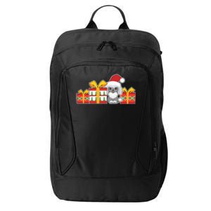 Cute Poodle With Santa Hat Cute Christmas Poodle Meaningful Gift City Backpack