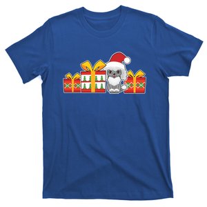 Cute Poodle With Santa Hat Cute Christmas Poodle Meaningful Gift T-Shirt