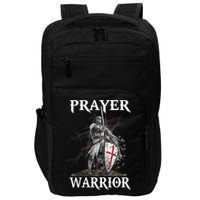 Christian Prayer Warrior Jesus Cross Religious Messages Impact Tech Backpack