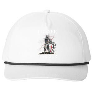 Christian Prayer Warrior Jesus Cross Religious Messages Snapback Five-Panel Rope Hat