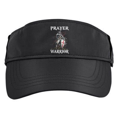 Christian Prayer Warrior Jesus Cross Religious Messages Adult Drive Performance Visor