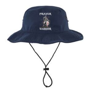 Christian Prayer Warrior Jesus Cross Religious Messages Legacy Cool Fit Booney Bucket Hat