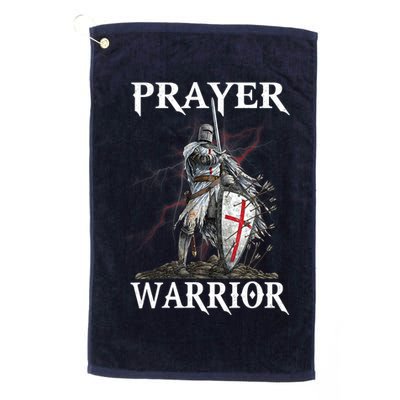 Christian Prayer Warrior Jesus Cross Religious Messages Golf Towel