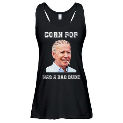 Corn Pop Was A Bad Dude Biden Quotes Funny Ladies Essential Flowy Tank