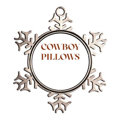 Cow pillows Western Country Southern Cowgirls Metallic Star Ornament