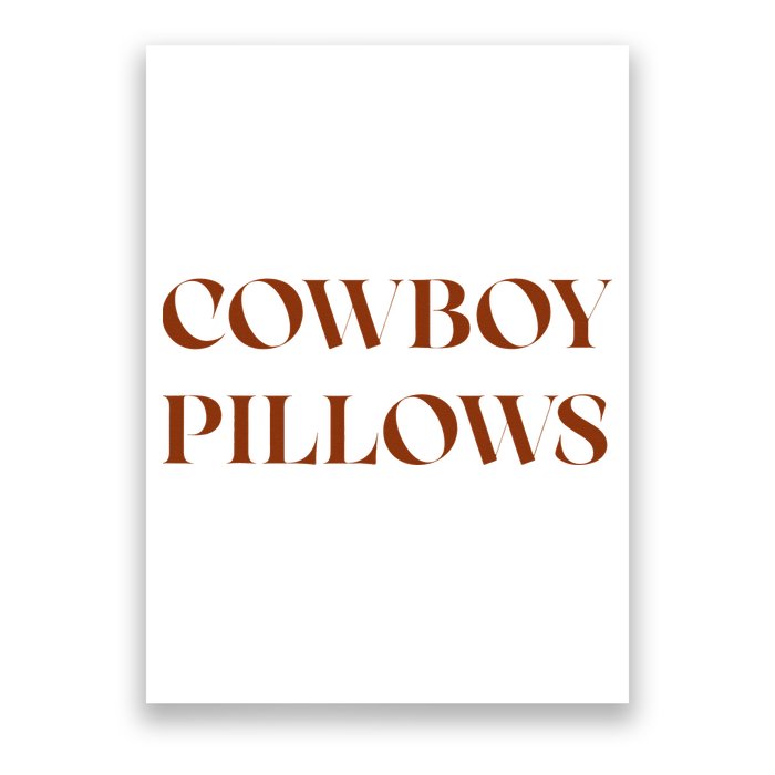 Cow pillows Western Country Southern Cowgirls Poster