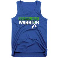 Cerebral Palsy Warrior Cp Green Ribbon Awareness Support Cute Gift Tank Top