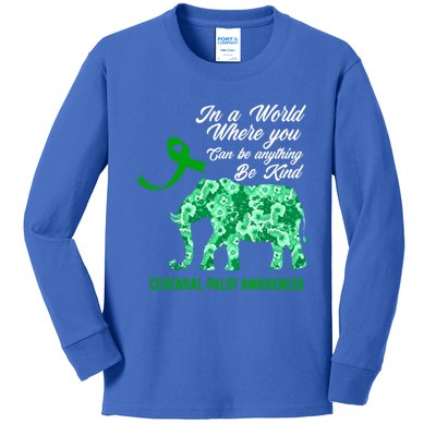 Cerebral Palsy Warrior Cp Warrior Cerebral Palsy Awareness Gift Kids Long Sleeve Shirt