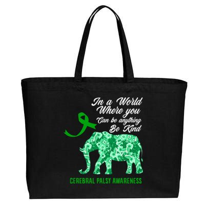 Cerebral Palsy Warrior Cp Warrior Cerebral Palsy Awareness Gift Cotton Canvas Jumbo Tote