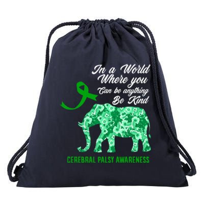 Cerebral Palsy Warrior Cp Warrior Cerebral Palsy Awareness Gift Drawstring Bag