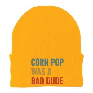 Corn Pop Was A Bad Dude Funny Election 2024 Meme Joe Biden Knit Cap Winter Beanie