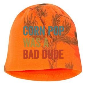 Corn Pop Was A Bad Dude Funny Election 2024 Meme Joe Biden Kati - Camo Knit Beanie